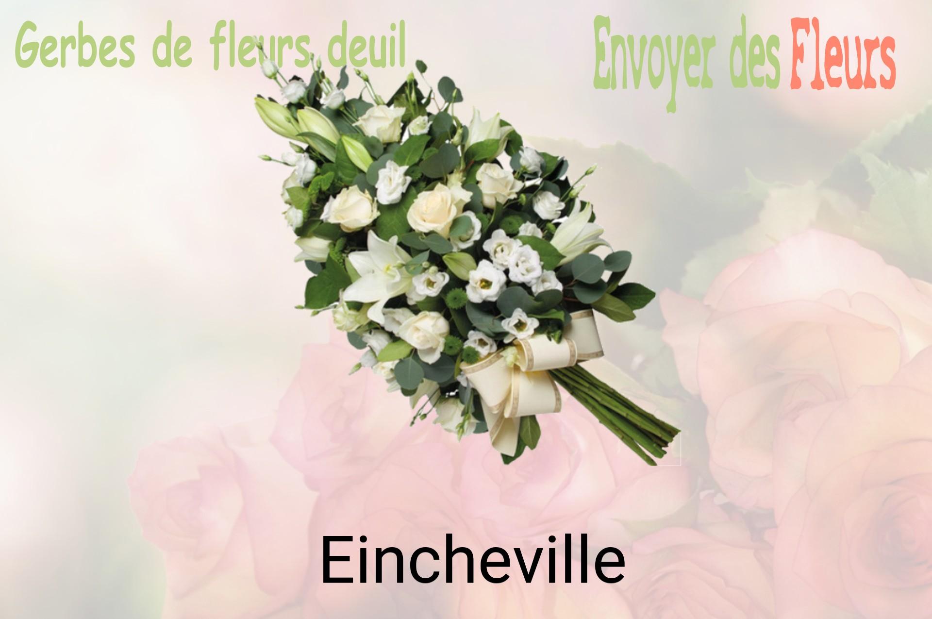 Gerbe de fleurs de deuil livrée à Eincheville